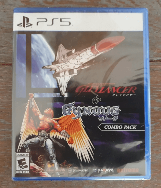 Gleylancer & Gynoug Combo Pack box art for Playstation 5